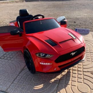 BLACK Coche Drift CAR para niños, Ford Mustang 24V, ROJO, MANDO RC - INDA330-C4k2038-AT